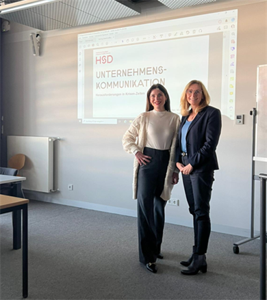 Simone Fischer (li.) und Prof. Dr. Regine Kalka